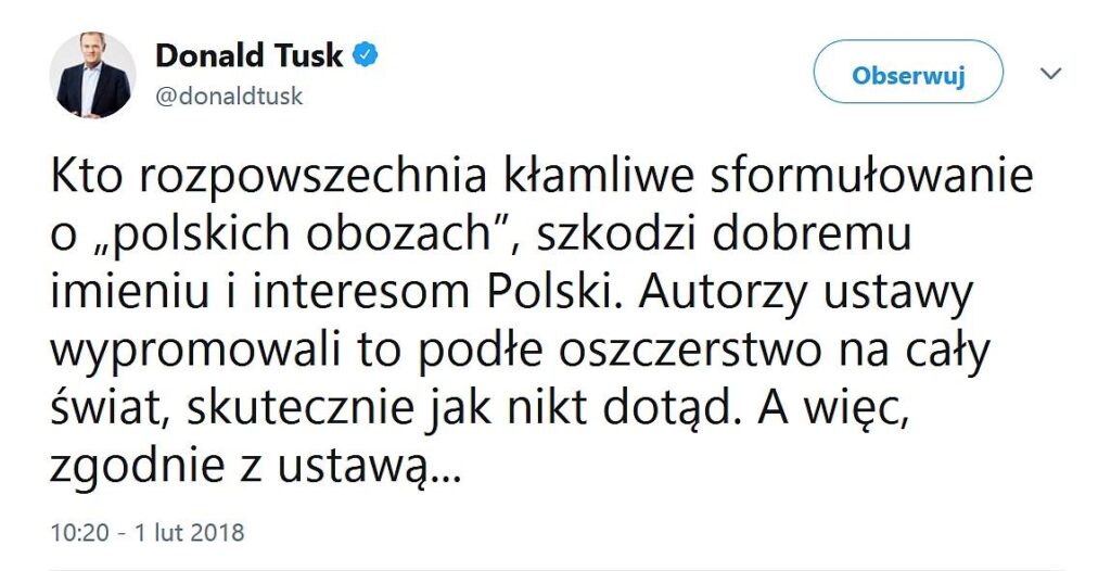 Wiceminister P. Jaki o słowach D. Tuska Radio Zachód - Lubuskie