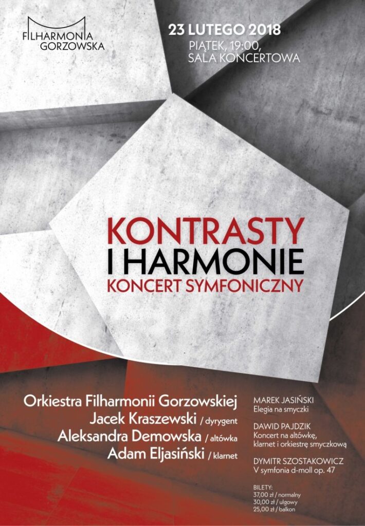 „Kontrasty i harmonie” w Filharmonii Gorzowskiej Radio Zachód - Lubuskie