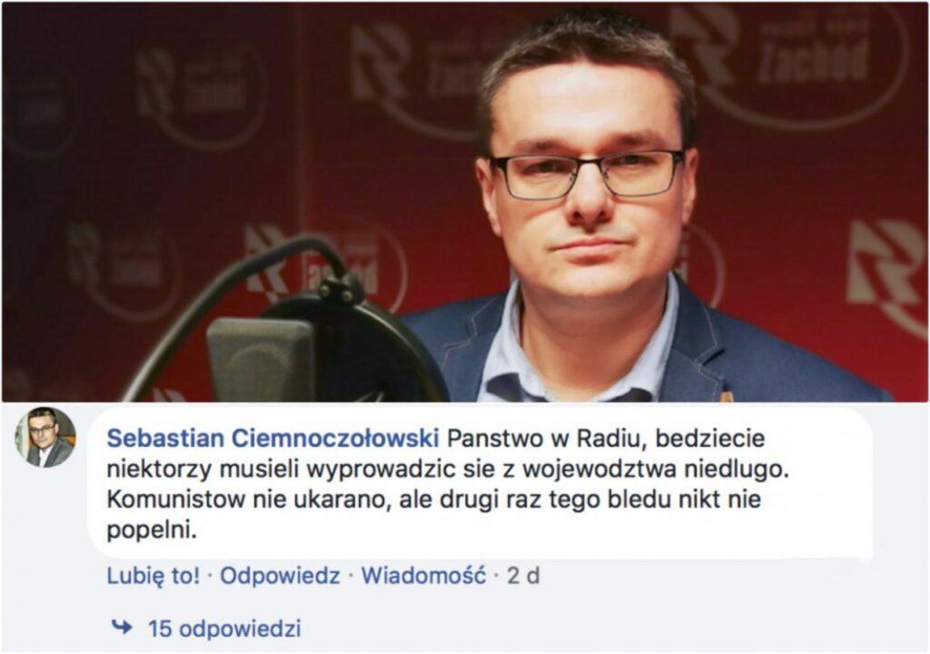 Radny Platformy straszy dziennikarzy Radio Zachód - Lubuskie