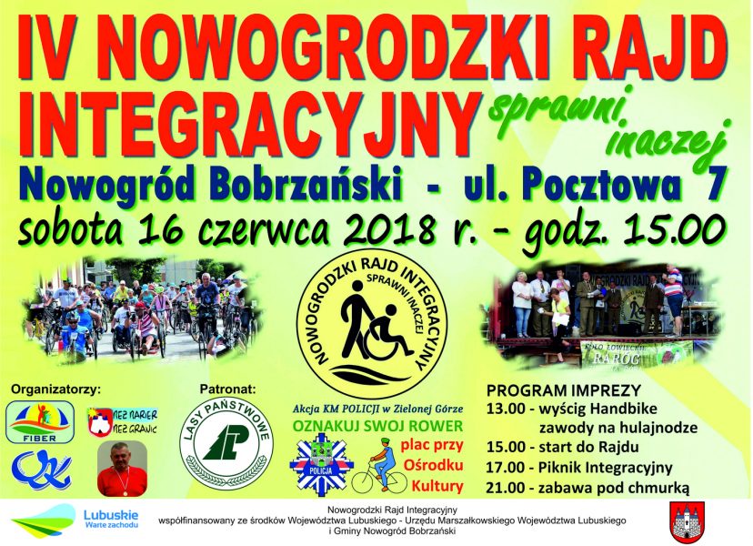 W sobotę IV Nowogrodzki Rajd Integracyjny Radio Zachód - Lubuskie