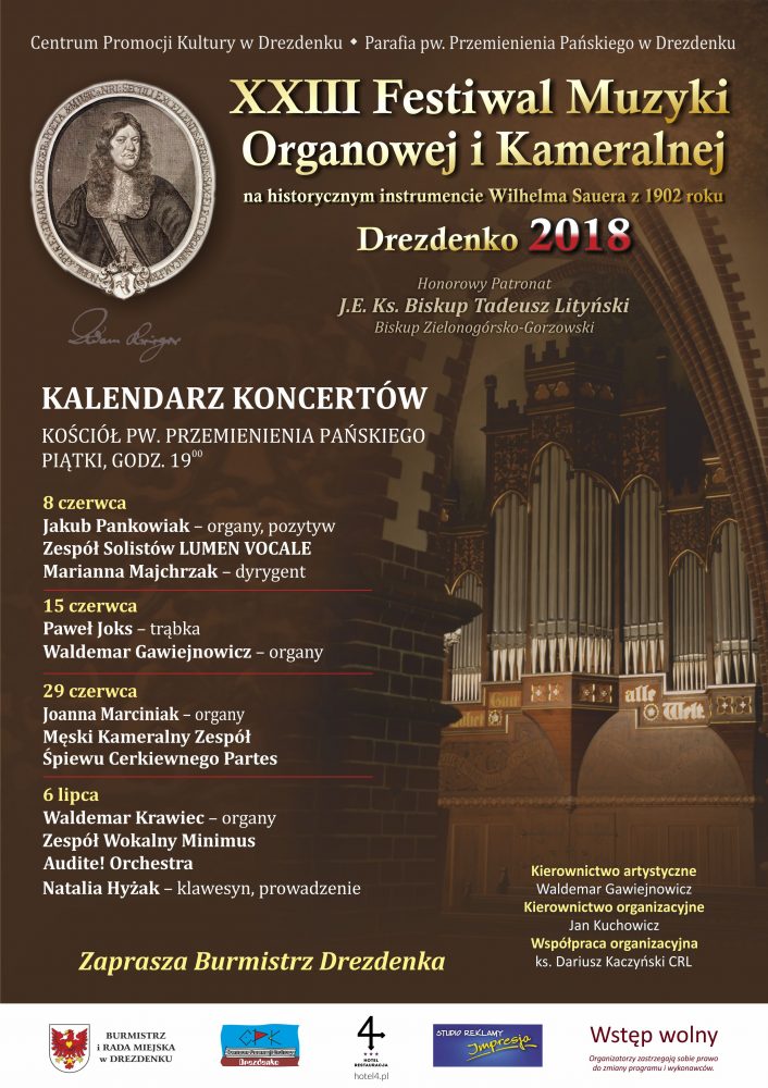 Organowe koncerty w Drezdenku Radio Zachód - Lubuskie