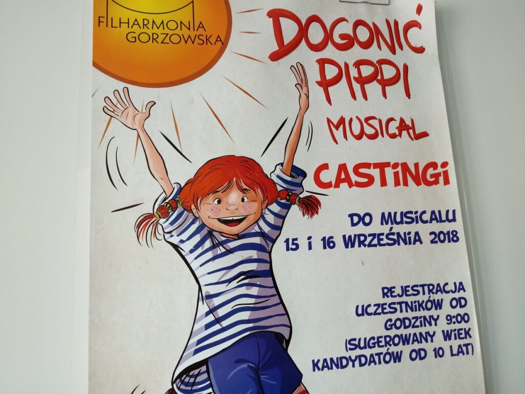 Casting do musicalu o Pipi Radio Zachód - Lubuskie