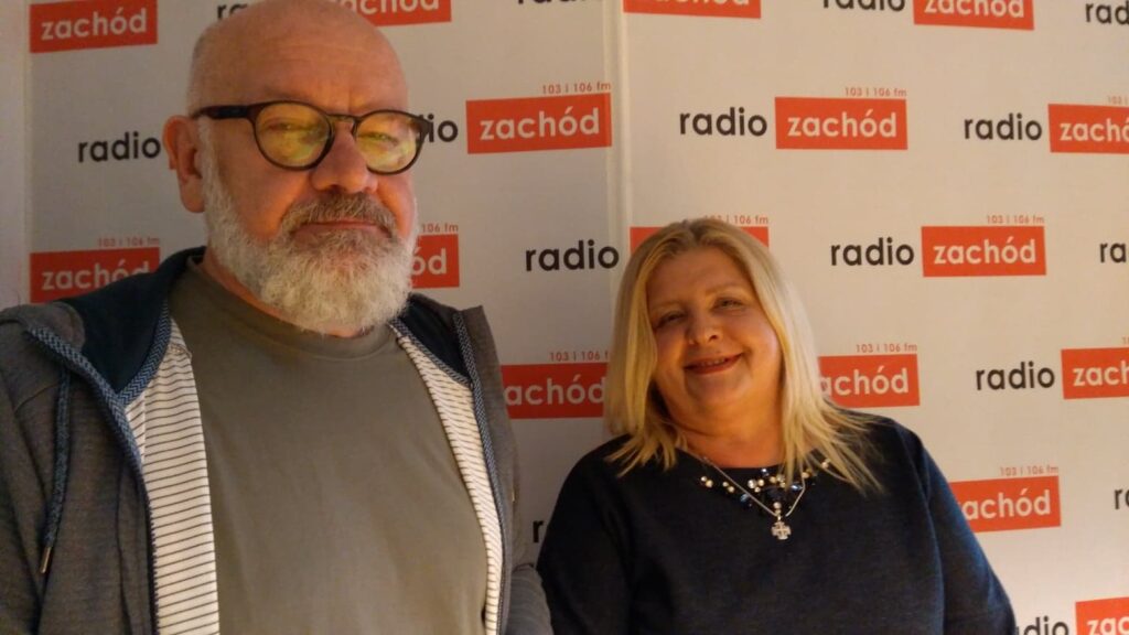 Danuta Krojcig i ks. Leszek Kaźmierczak Radio Zachód - Lubuskie