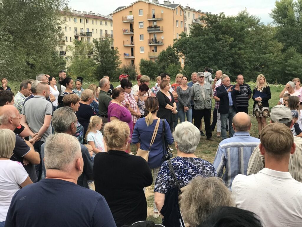 Widok w obronie zieleńca Radio Zachód - Lubuskie