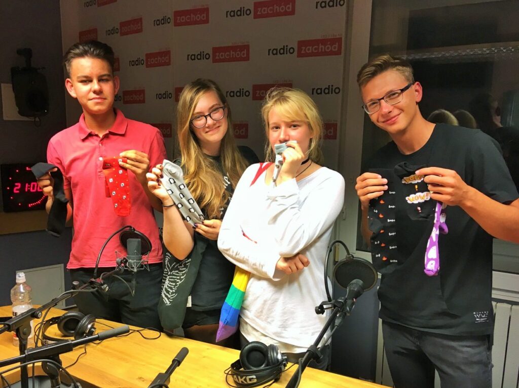 Strefa Młodych – uczniowska firma So Socks Radio Zachód - Lubuskie