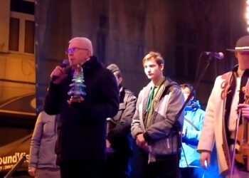 Wigilia Miejska 2017, fot. YouTube/Andrzej W. Endriu