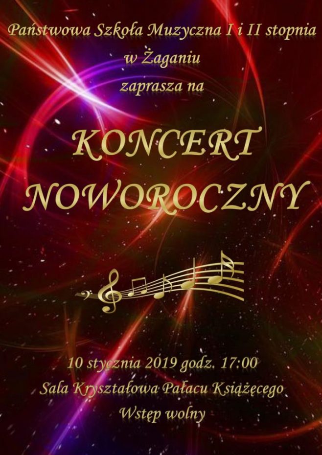 Dziś noworoczny koncert w Żaganiu Radio Zachód - Lubuskie