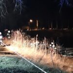 Koparka wpadła do stawu. Poszukiwania operatora Radio Zachód - Lubuskie