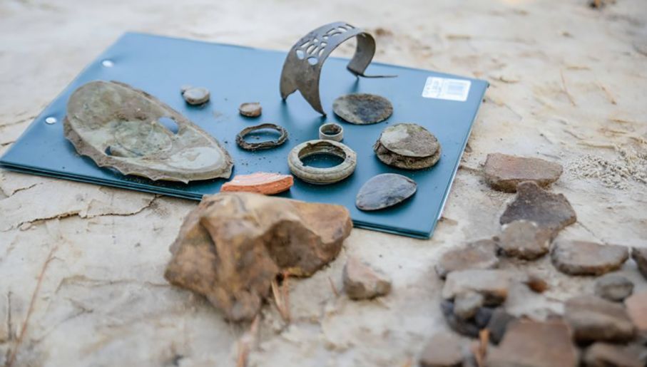 Artefakty z epoki brązu na placu budowy Radio Zachód - Lubuskie