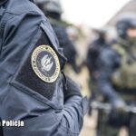 Antyterroryści na terenie MZK Radio Zachód - Lubuskie