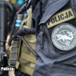 Antyterroryści na terenie MZK Radio Zachód - Lubuskie