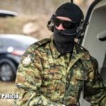 Antyterroryści na terenie MZK Radio Zachód - Lubuskie
