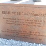 Edmund Migoś „Mundek” na pomniku 11 Edmund Migoś „Mundek” na pomniku Radio Zachód - Lubuskie