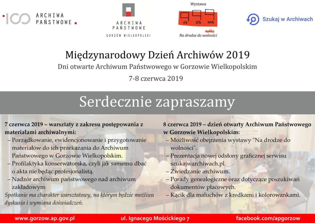 Dni Otwarte Archiwum Państwowego w Gorzowie Dni Otwarte Archiwum Państwowego w Gorzowie Radio Zachód - Lubuskie