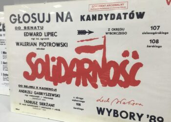 plakat wybory 1989, fot. Kamil Hypki