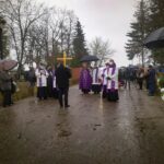 Żarów, 22.06.2019. Uroczystość pogrzebowa zamordowanej 13 bm. 10-letniej Kristiny, mieszkanki Mrowin, 22 bm. w Żarowie.Fot. PAP/Maciej Kulczyński