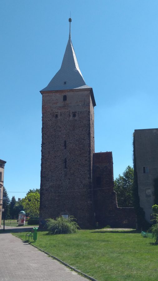 Remont wieży strażniczej w Żarach Radio Zachód - Lubuskie