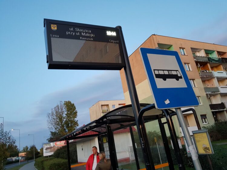 Nie ma świetlnego rozkładu jazdy autobusów 9 Fot. Marek Turowski.