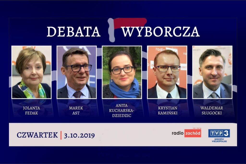 Debata kandydatów do Sejmu [WIDEO] Radio Zachód - Lubuskie