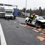 Karambol z udziałem 16 samochodów w Świętokrzyskiem Radio Zachód - Lubuskie