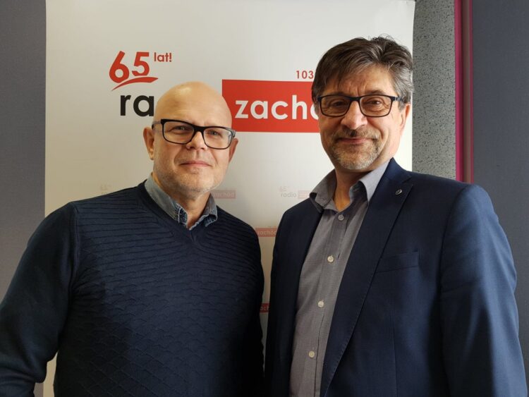 dr Jarosław Gniazdowski i prof. Władysław Papacz