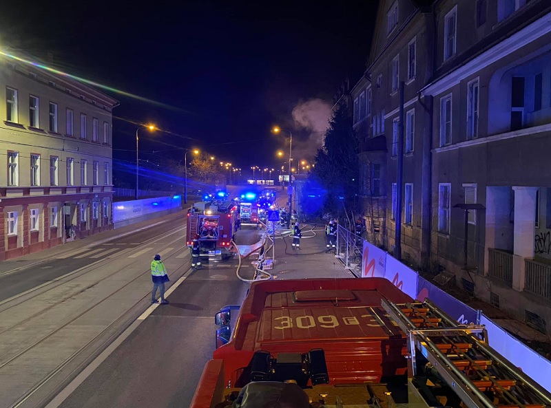 Paliło się w poszpitalnych budynkach przy Warszawskiej Radio Zachód - Lubuskie