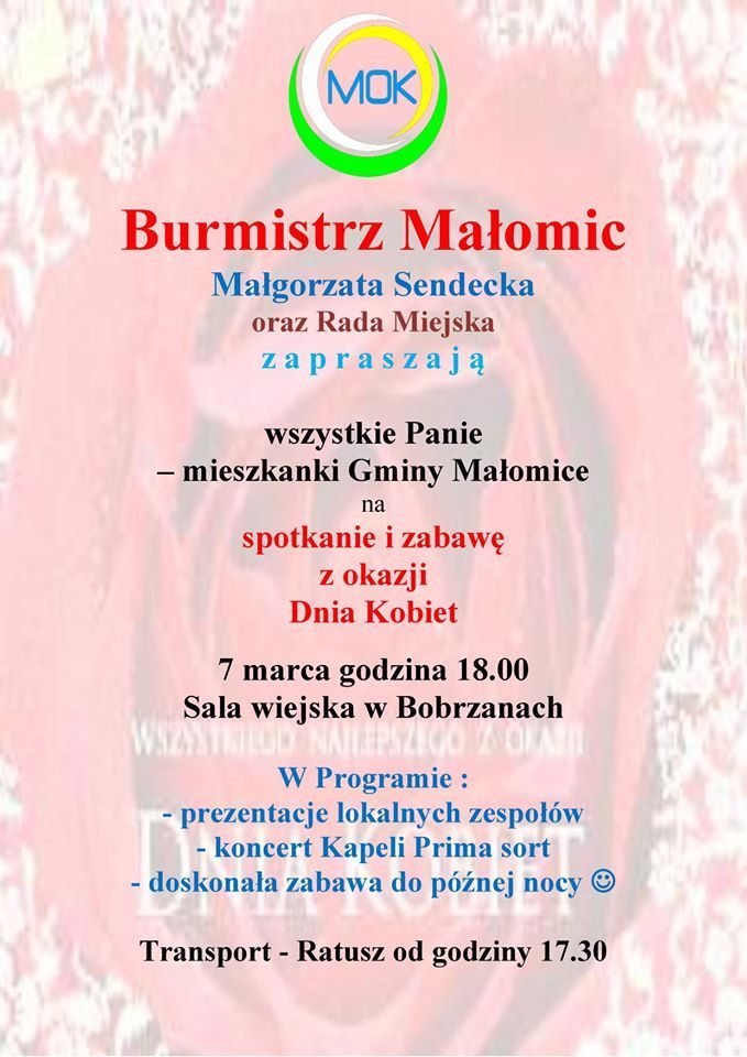 Dzień Kobiet w gminie Małomice Radio Zachód - Lubuskie