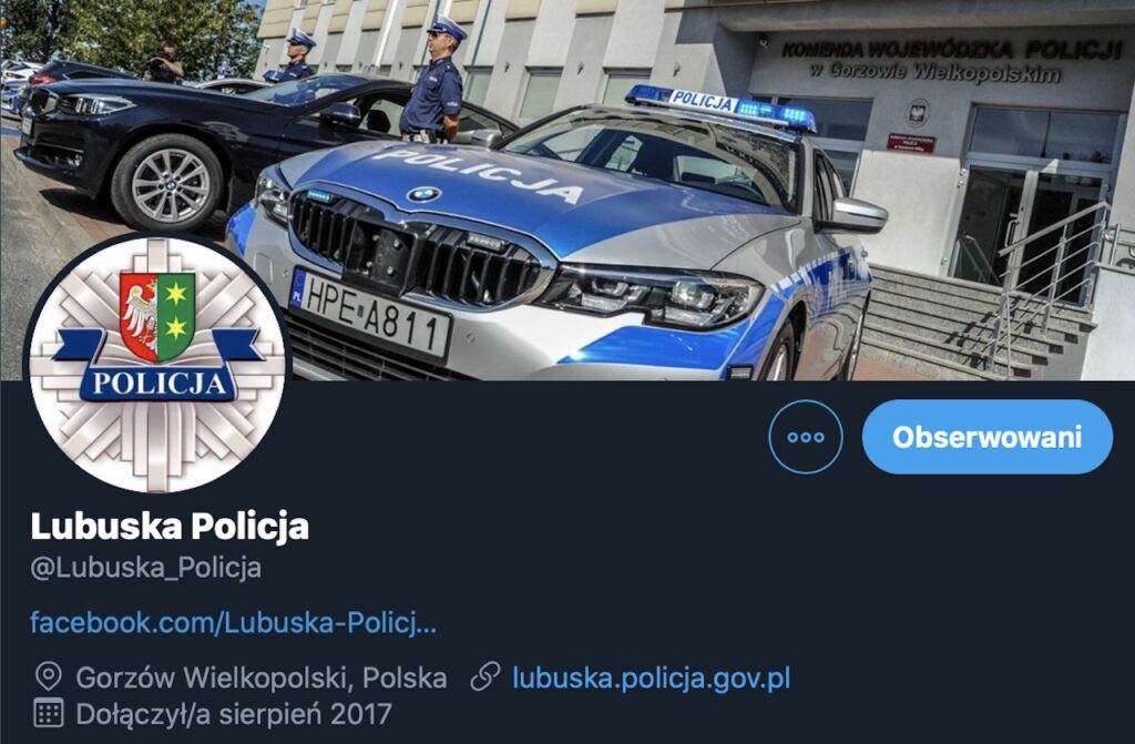 Policja dementuje fakenewsy Platforma Obywatelska #Lubuskie Radio Zachód - Lubuskie