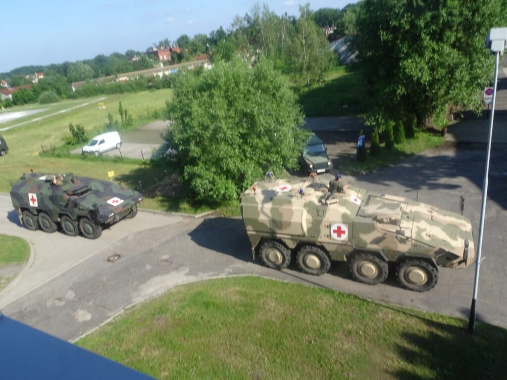 Ćwiczenia ratowników wojsk NATO i żarskiego szpitala Radio Zachód - Lubuskie