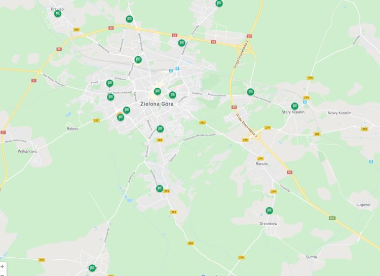 Google Maps / Urząd Miasta Zielona Góra