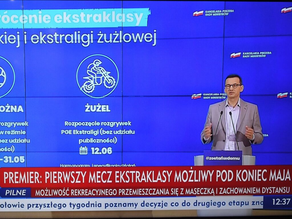Premier i minister sportu przedstawili plan „odmrażania polskiego sportu” Radio Zachód - Lubuskie