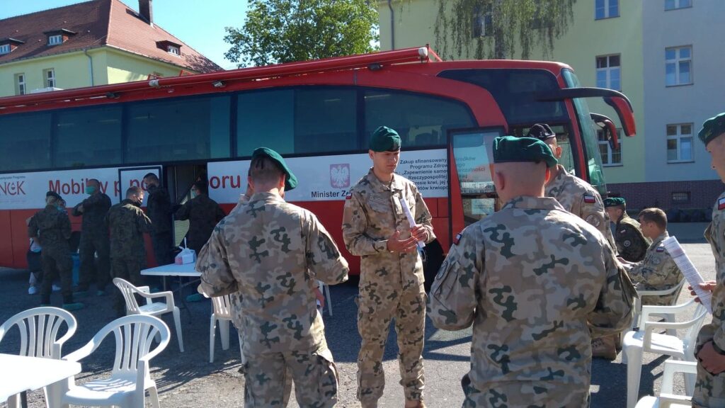 Żołnierze z Sulechowa oddali krew Radio Zachód - Lubuskie