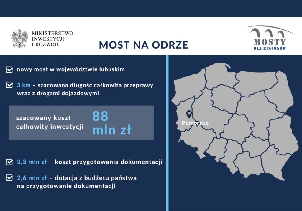 Jest decyzja w sprawie mostu Radio Zachód - Lubuskie