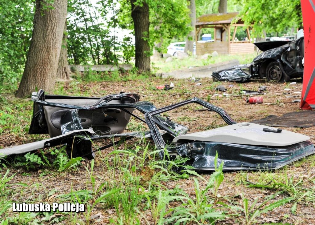 Ofiary wypadku koło Górzycy to nastolatkowie. 16-letni kierowca bez prawa jazdy Radio Zachód - Lubuskie