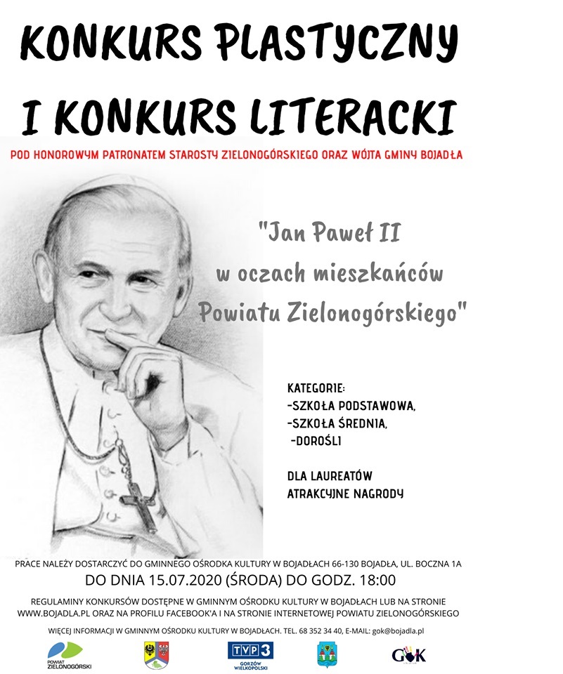 Konkurs na setne urodziny św. Jana Pawła II Radio Zachód - Lubuskie