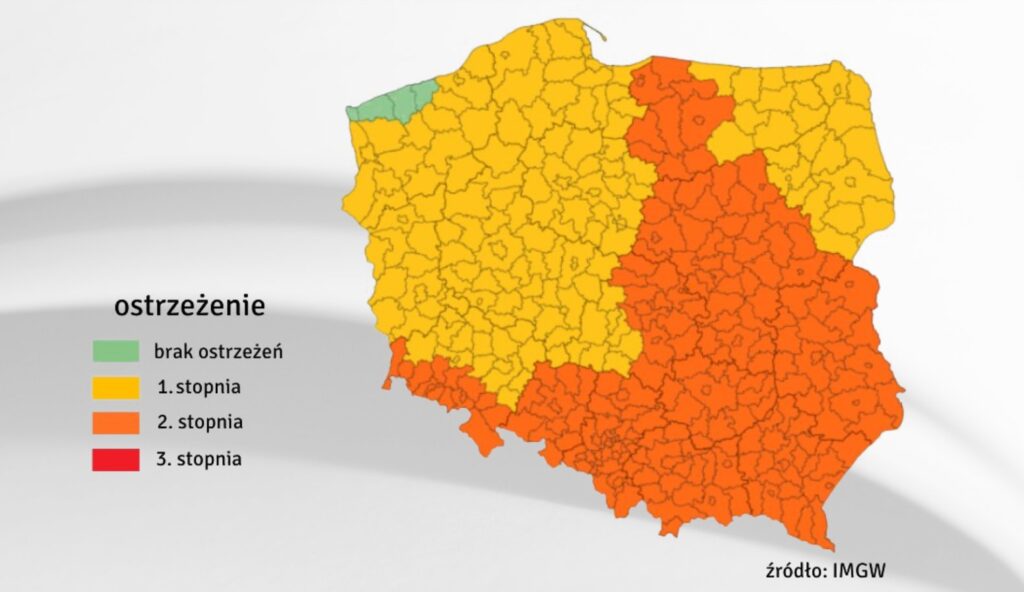 Burze z gradem możliwe w całej Polsce Radio Zachód - Lubuskie