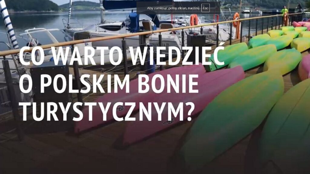 Polski Bon Turystyczny. Co warto wiedzieć? [WIDEO] Radio Zachód - Lubuskie
