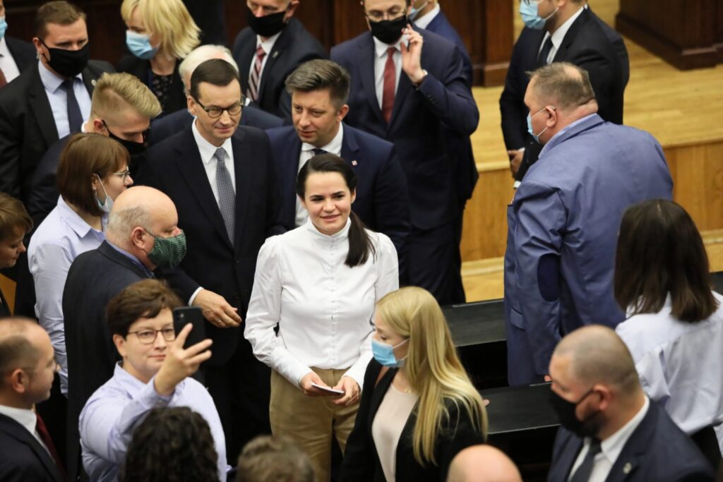 Premier przekazał Cichanouskiej klucze do Domu Białoruskiego Radio Zachód - Lubuskie