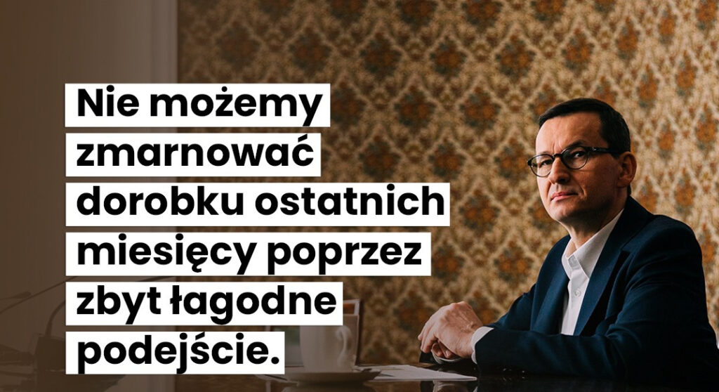 Nie marnujmy walki z epidemią przez nieodpowiedzialne zachowania. Apel Morawieckiego na FB Radio Zachód - Lubuskie