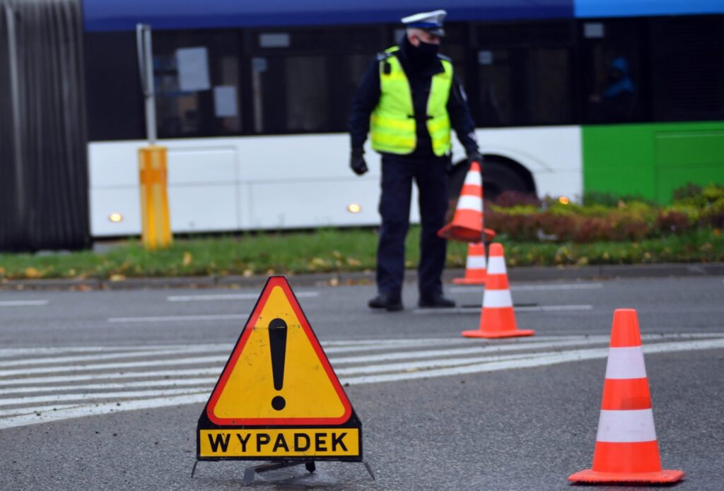 Po wypadku zablokowana dk 31 w pobliżu Drzecina k. Słubic