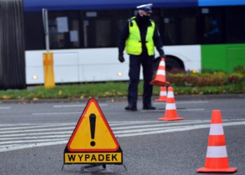 Po wypadku zablokowana dk 31 w pobliżu Drzecina k. Słubic