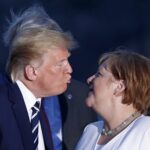 Donald Trump i Angela Merkel