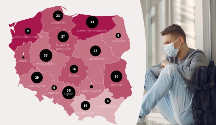 7 914 wykrytych zakażeń koronawirusem. Duży wzrost liczby zgonów