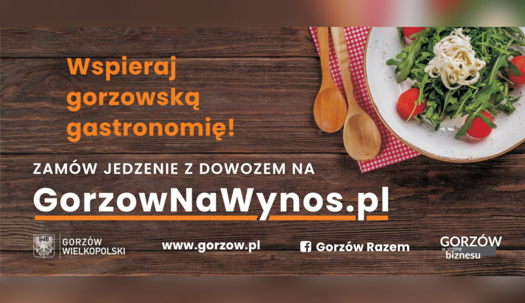 Zamów jedzenie i pomóż lokalnej gastronomii