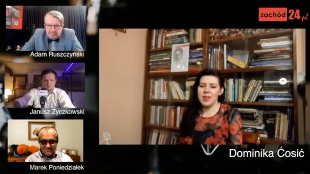 Dominika Ćosić w streamie Zachod24 Radio Zachód - Lubuskie
