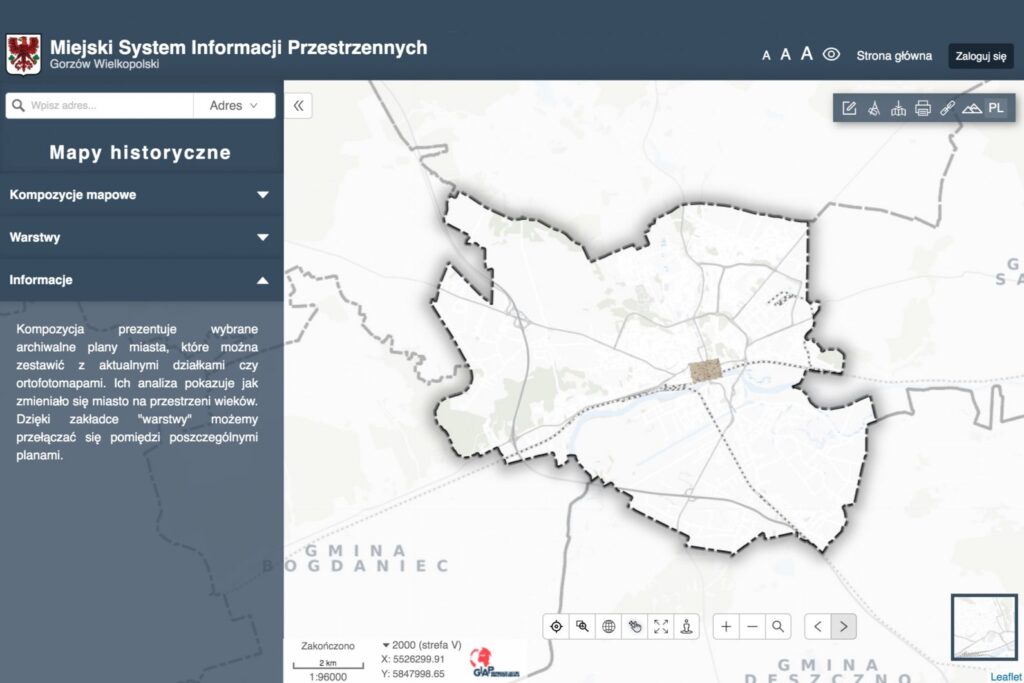 Rozbudowa Miejskiego Systemu Informacji Przestrzennej