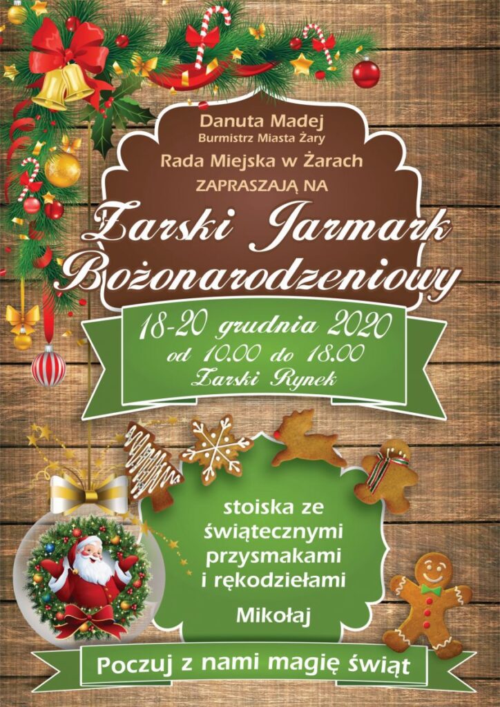 Jarmark bożonarodzeniowy w Żarach Radio Zachód - Lubuskie