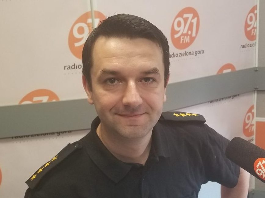 Arkadiusz Kaniak, rzecznik prasowy PSP w Zielonej Górze Radio Zachód - Lubuskie