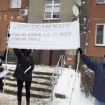 Protest pracowników szpitala w Ciborzu Radio Zachód - Lubuskie