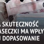 Dopasowanie maseczki decyduje o skuteczności
